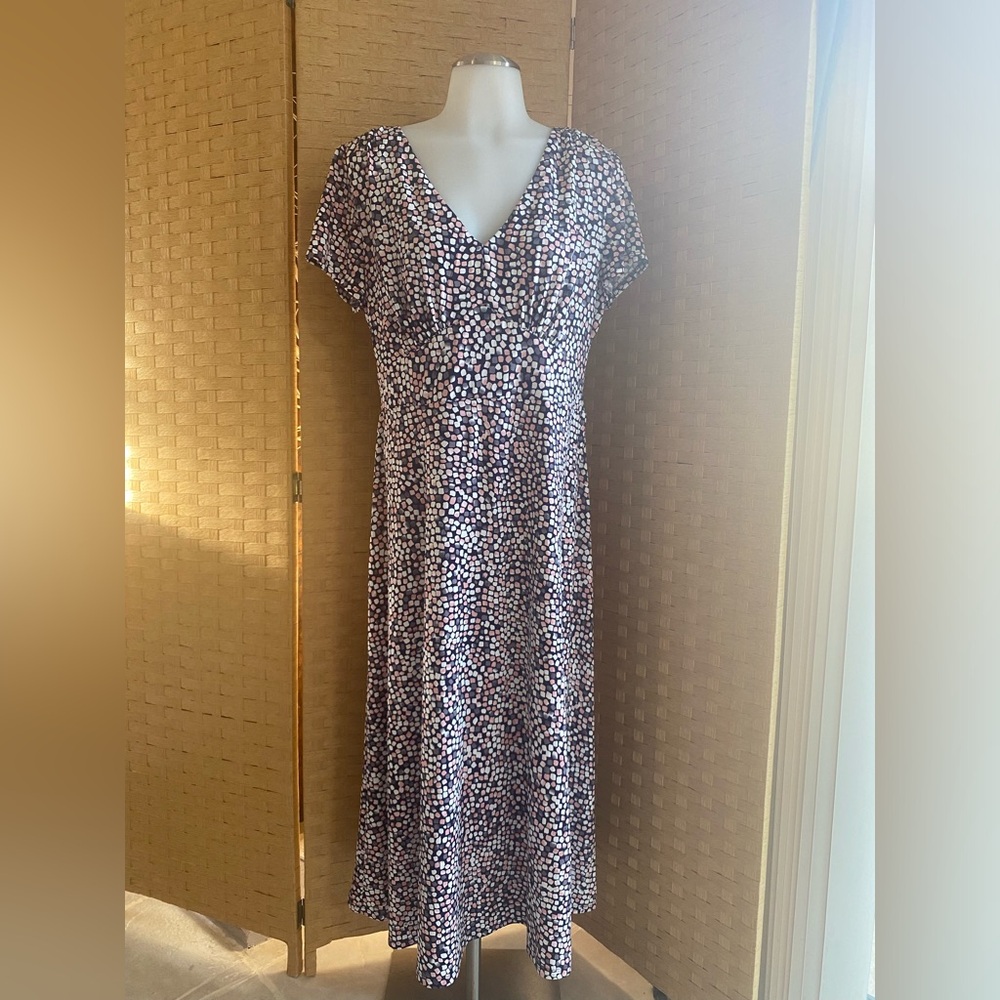 Perceptions New York multi colored dress polyester.  Size Large